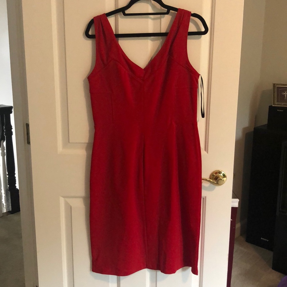 DVF Red Dress